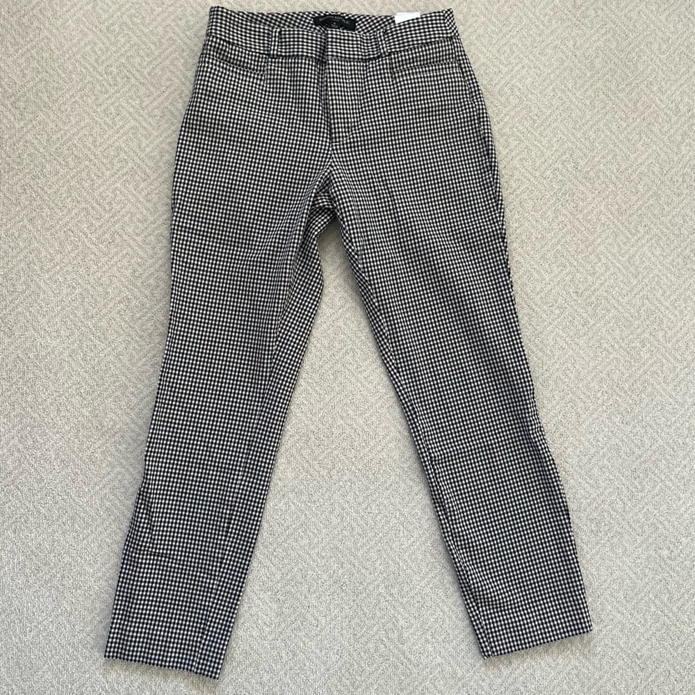 Banana Republic Mid-Rise Skinny Sloan Pant in Plaid